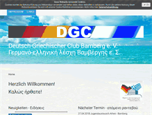 Tablet Screenshot of dgc-bamberg.de